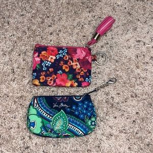 2 Vera Bradley Coin Pouches